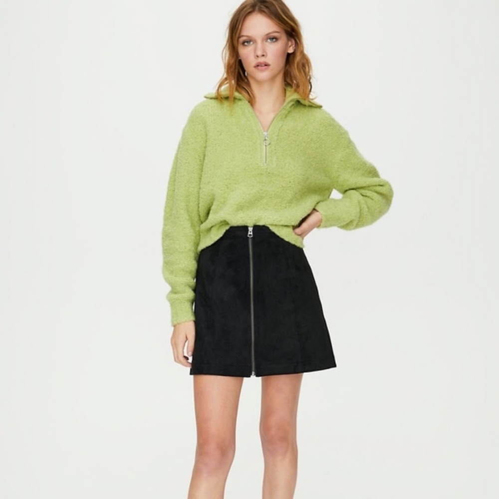 aritzia new zip-up skirt Wilfred